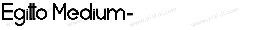 Egitto Medium字体转换